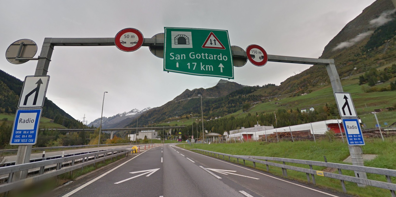 Tunnels and passes in the Alps - 21